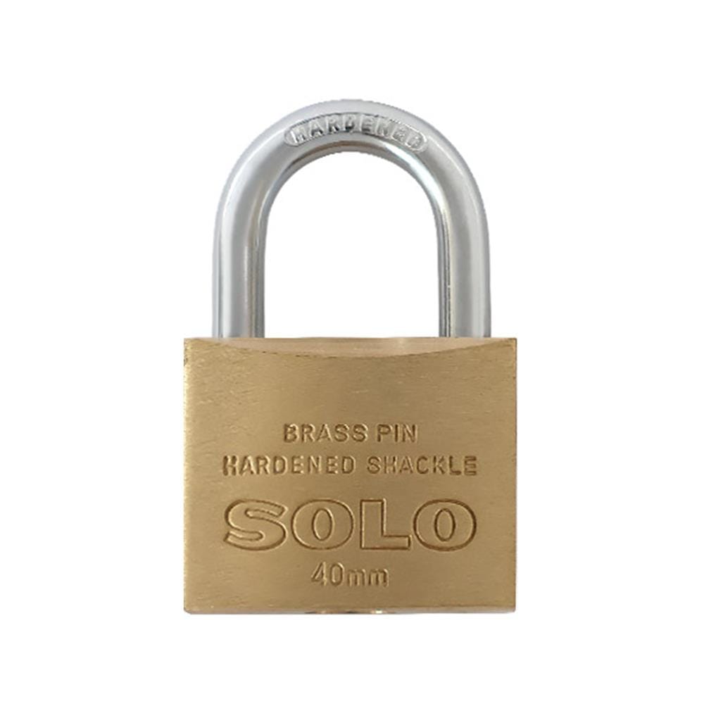 กุญแจคีย์อะไลก์ SOLO 8440 40 มม. สีทองเหลือง 3 ตัว/ชุด