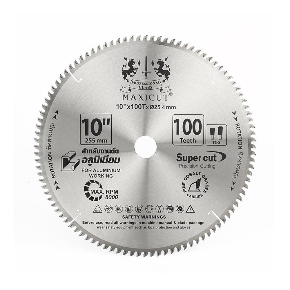 ใบเลื่อยวงเดือน MAXICUT 10 นิ้ว 100 ซี่ฟัน