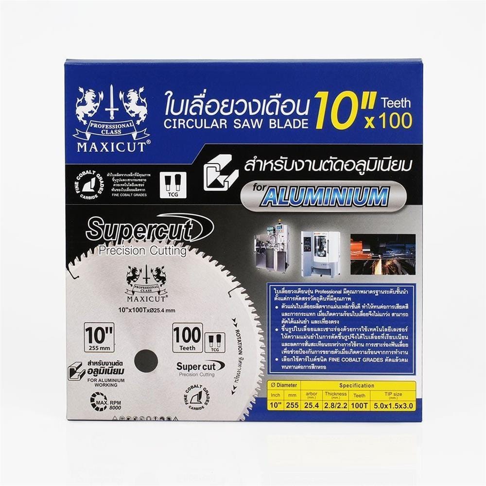 ใบเลื่อยวงเดือน MAXICUT 10 นิ้ว 100 ซี่ฟัน
