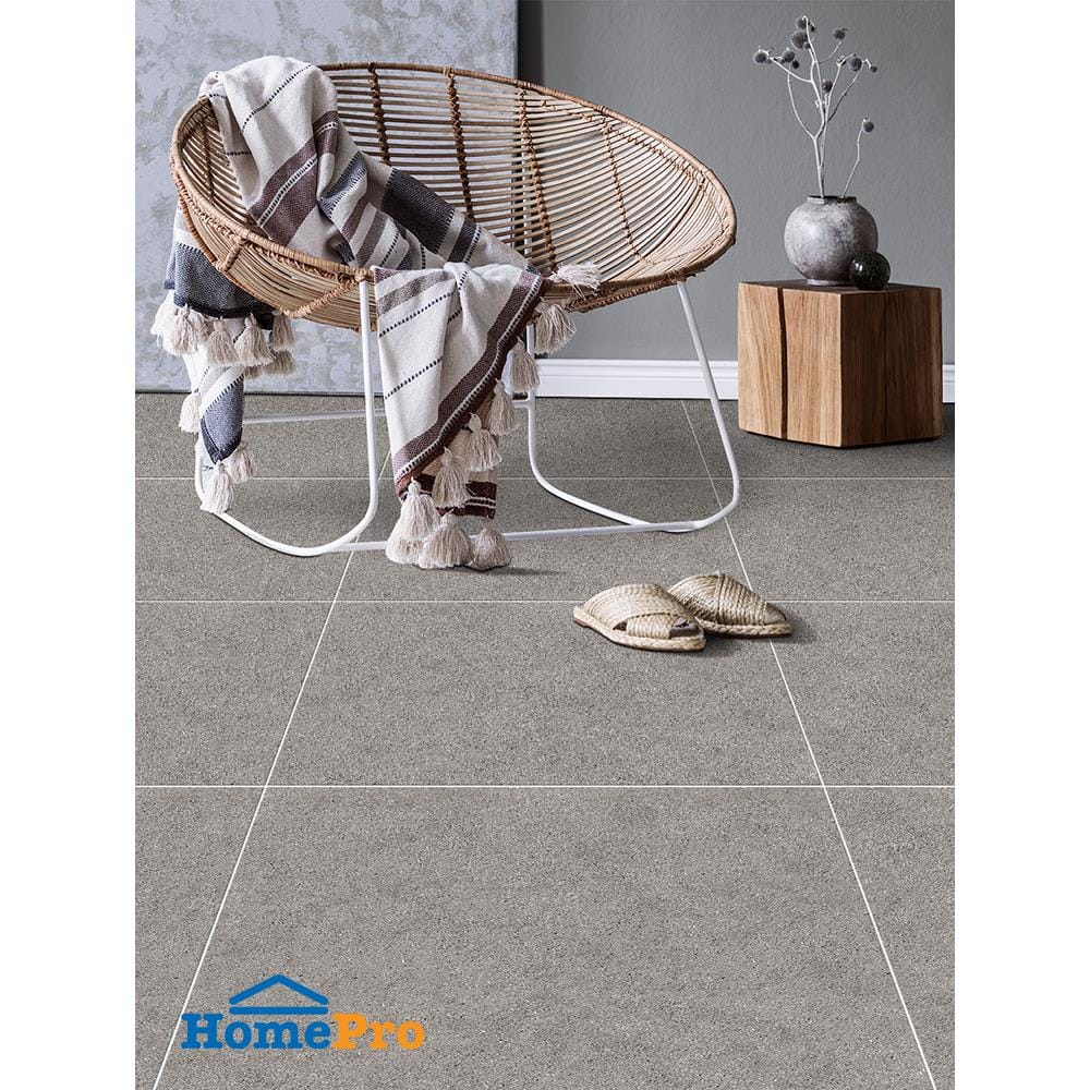 กระเบื้องพื้นพอร์ซเลน 60x60 ซม. CERGRES อารีน่า เกรย์ A 1.44 ตร.ม.