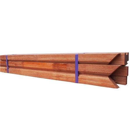 วงกบประตูไม้เนื้อแข็งจ๊อยท์ AZLE 80X200 ซม. สีธรรมชาติ_1