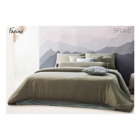 ชุดผ้าปูที่นอน 3.5 ฟุต 4 ชิ้น FACINO SOLID SF062_0