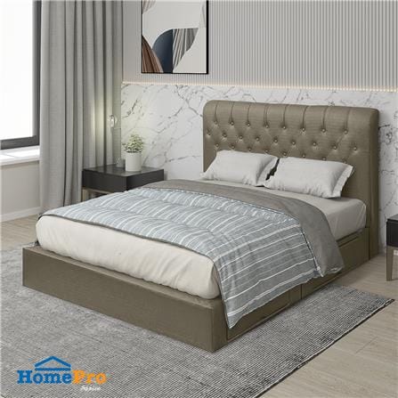 ฐานรองหัวเตียง 6 ฟุต HOME LIVING STYLE ROME-L สี TAUPE_3