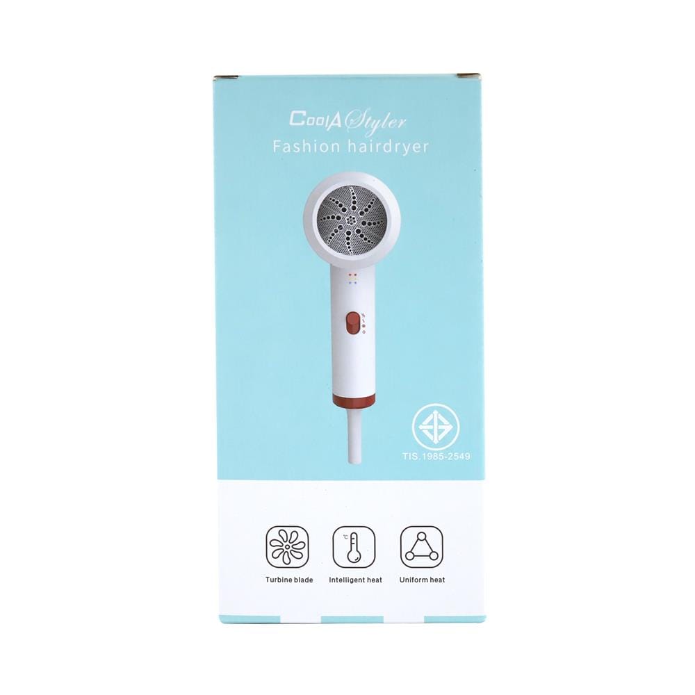 ไดร์เป่าผม COOL A STYLER CA-1202 สีขาว 1200 วัตต์
