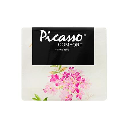ชุดผ้าปูที่นอน 6 ฟุต 5 ชิ้น PICASSO PB สี PINK FLOWER_4
