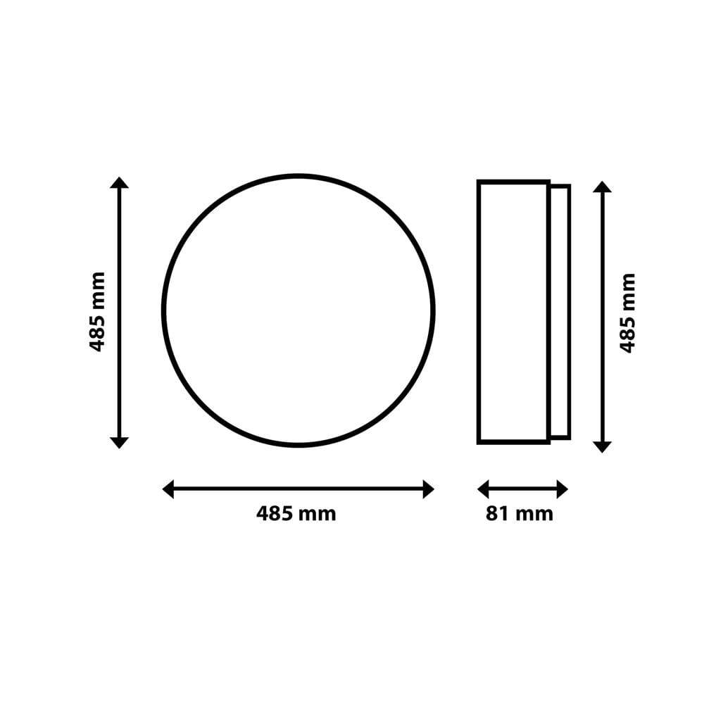 ไฟเพดาน LED PHILIPS CL610 19.5 นิ้ว 36 วัตต์ DAYLIGHT/COOL WHITE/WARM WHITE สีขาว