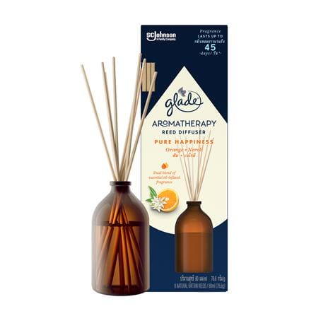 ชุดก้านไม้หอมปรับอากาศ GLADE 80 มล. กลิ่นส้มและเนโรลี