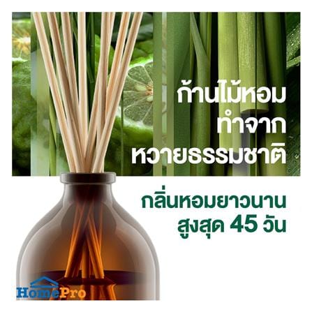 ชุดก้านไม้หอมปรับอากาศ GLADE 80 มล. กลิ่นเบอร์กาม็อตและตะไคร้_7