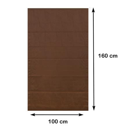 ม่านพับ HOME LIVING STYLE ALLIC UV 100X160 ซม. สีน้ำตาล_6