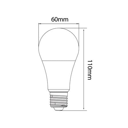 หลอด LED L&E BULB 9 วัตต์ COOL WHITE E27_6