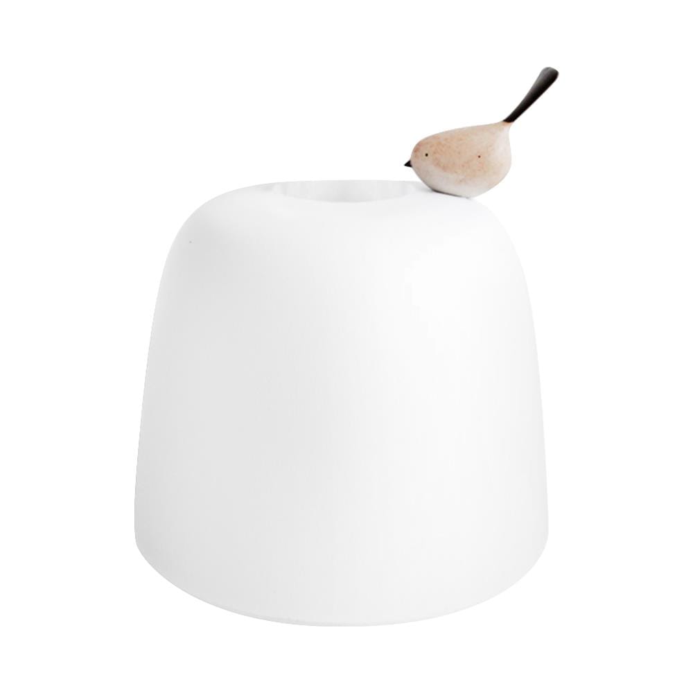 กล่องทิชชู่ม้วน MINIMAL SCULPT BIRDBIRD สีขาว