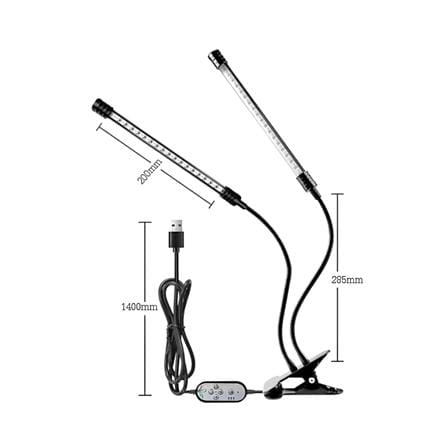 ไฟปลูกต้นไม้ LED CARINI PLANT2H 18 วัตต์ RGB สีดำ_6