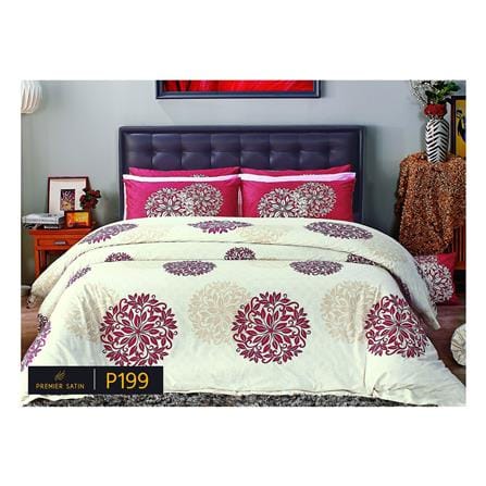 ชุดผ้าปูที่นอน 6 ฟุต 6 ชิ้น PREMIER SATIN MIX P199_0