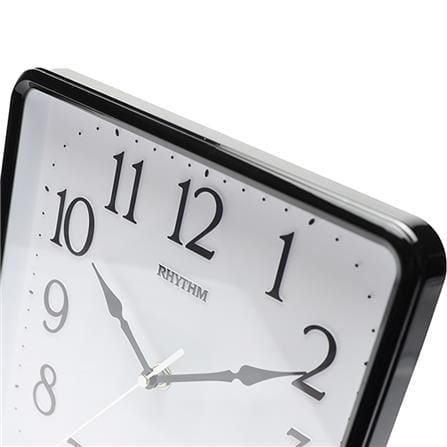 นาฬิกาแขวนพลาสติก RHYTHM CMG597NR02 9.5 นิ้ว สีดำ_1