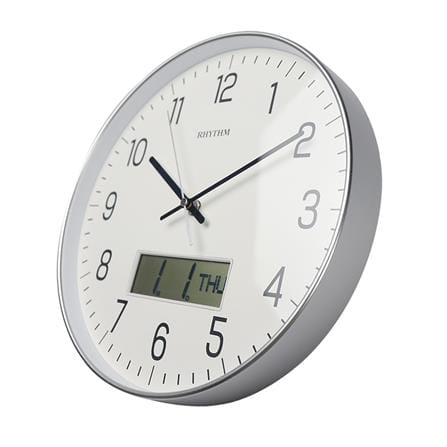 นาฬิกาแขวน RHYTHM CFG723NR19 12 นิ้ว สีขาว_1