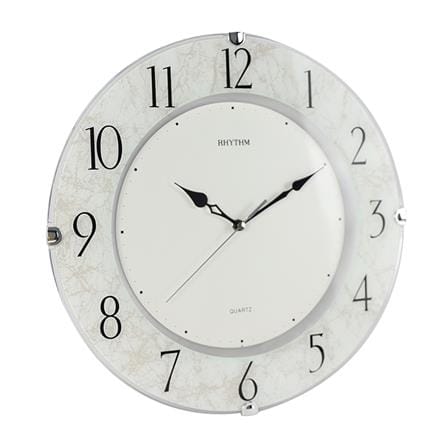 นาฬิกาแขวนพลาสติก RHYTHM CMG400NR03 14.5 นิ้ว สีขาว_1