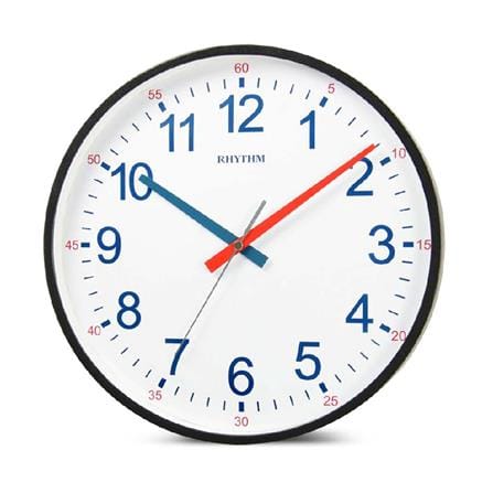 นาฬิกาแขวน RHYTHM CMG599NR02 12 นิ้ว สีดำ_0