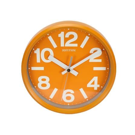 นาฬิกาแขวน RHYTHM CMG890GR14 7 นิ้ว สีส้ม