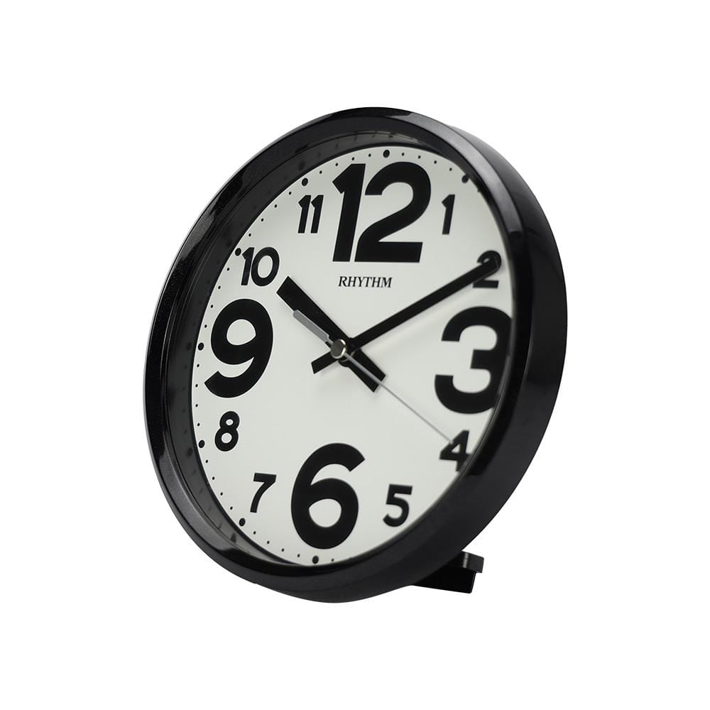 นาฬิกาแขวน RHYTHM CMG890GR02 7 นิ้ว สีดำ