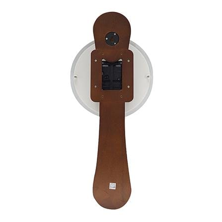 นาฬิกาแขวนไม้ RHYTHM CMP525NR06 8.5X19.5 นิ้ว สีน้ำตาล_2