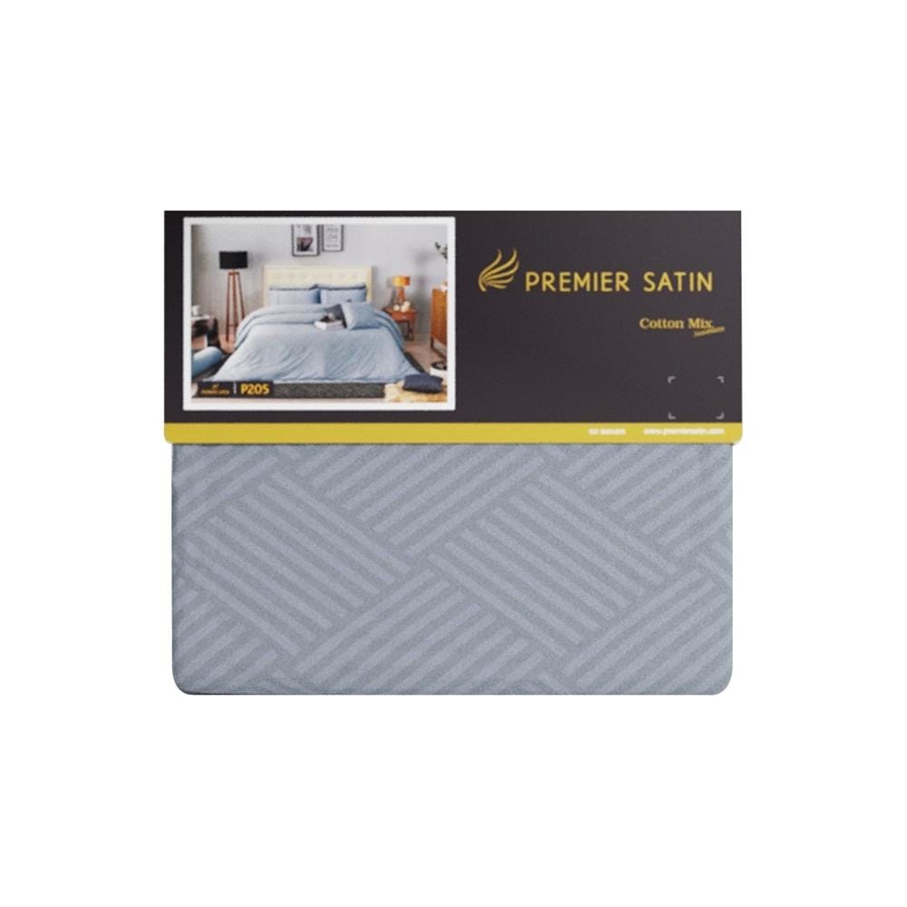 ชุดผ้าปูที่นอน 6 ฟุต 5 ชิ้น PREMIER SATIN MIX P205