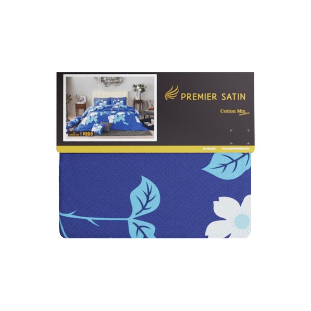 ชุดผ้าปูที่นอน 6 ฟุต 5 ชิ้น PREMIER SATIN MIX P203