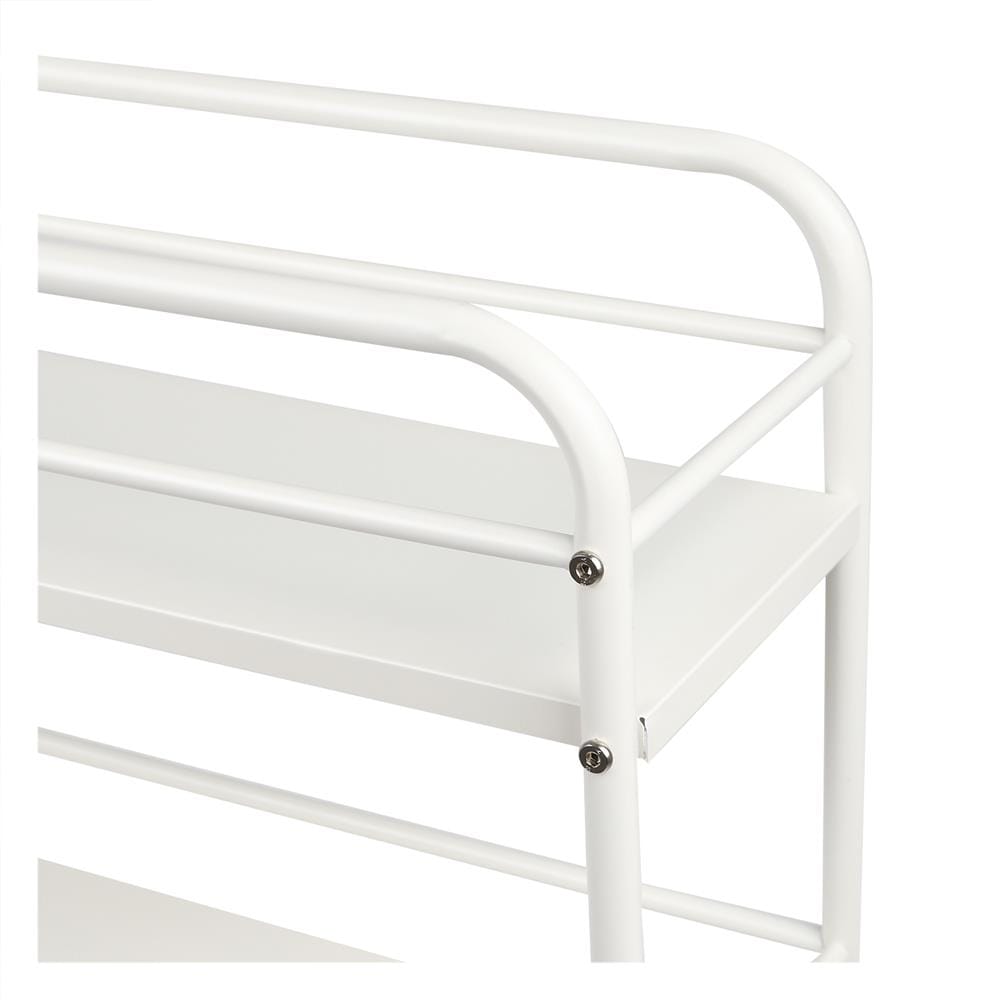 ชั้นวางของแคบ 4 ชั้น มีล้อ STACKO TIDY 50x20x106 ซม. สีขาว