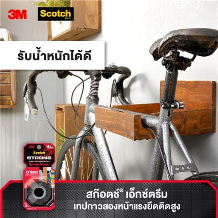 เทปกาว 2 หน้า ชนิดแรงยึดสูง 3M 12 มม. x 1.5 ม._3