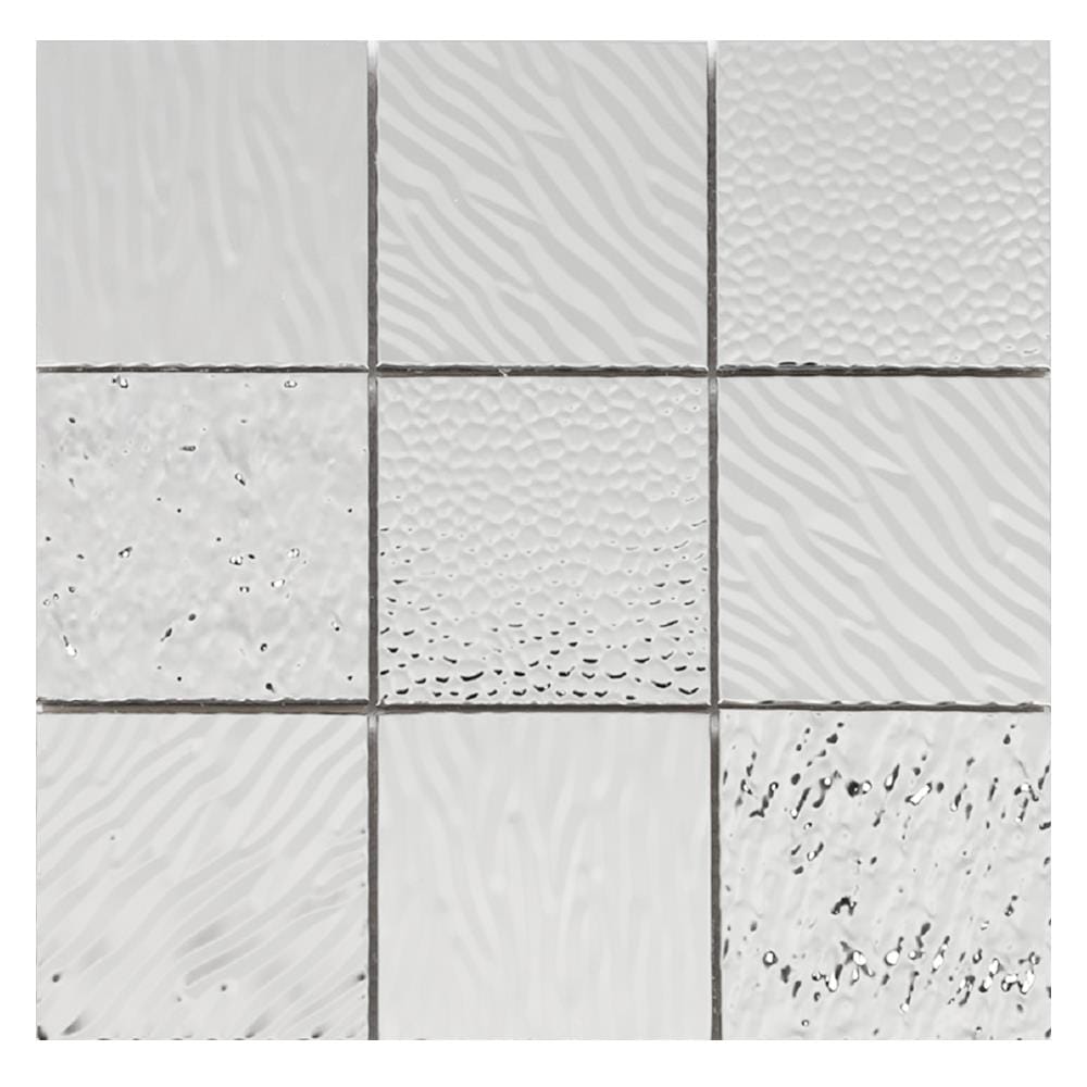 โมเสคแก้ว 30x30 ซม. TARA HPR-214 SILVER สีเงิน