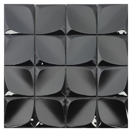 โมเสคแก้ว 30x30 ซม. TARA HPR-219 MIDNIGHT สีดำ
