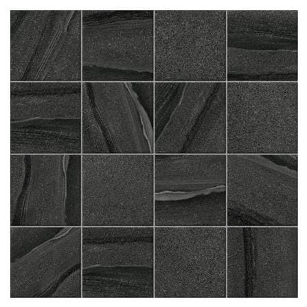 กระเบื้องพื้นพอร์ซเลน  16x16 นิ้ว COTTO ลากูนกริด เนโร ดำ PM 0.96M2_0