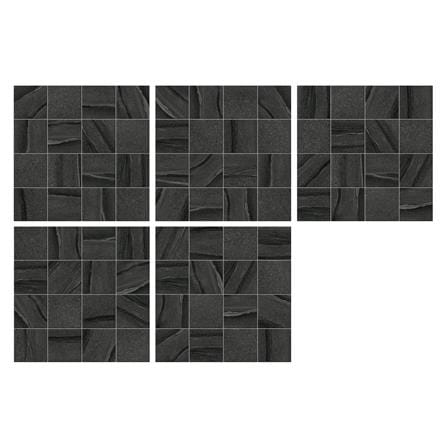 กระเบื้องพื้นพอร์ซเลน  16x16 นิ้ว COTTO ลากูนกริด เนโร ดำ PM 0.96M2_1