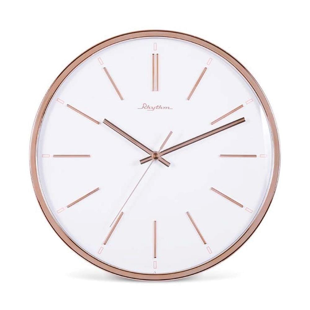 นาฬิกาแขวน RHYTHM CMG437NR13 12 นิ้ว สีขาว
