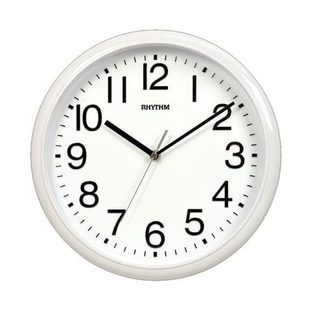 นาฬิกาแขวนพลาสติก RHYTHM CMG579NR03 12 นิ้ว สีขาว