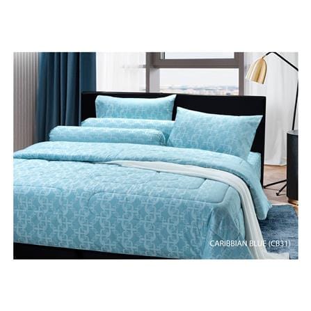 ชุดผ้าปูที่นอน 6 ฟุต 5 ชิ้น STEVENS COTTON FRESH CB31_0