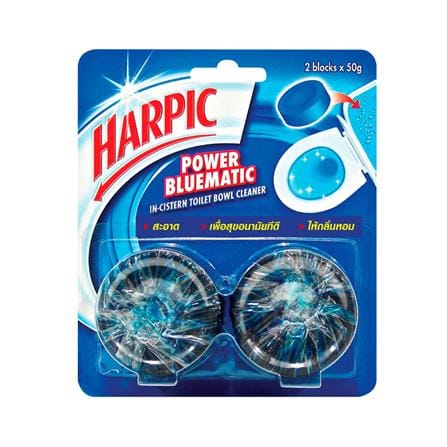 ก้อนขจัดกลิ่นสุขภัณฑ์ HARPIC ITC 50 กรัม แพ็ก 2 ชิ...