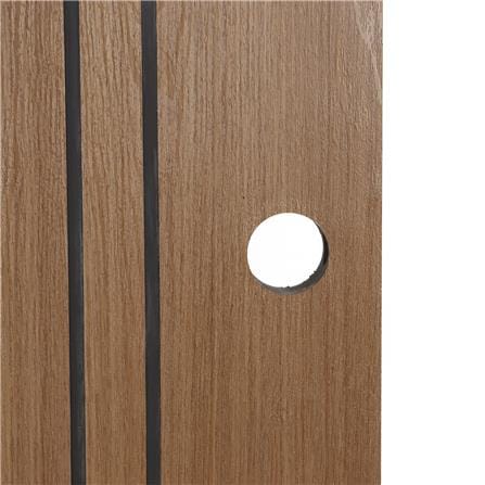 ประตูภายใน UPVC PARAZZO PUN02 80X200 ซม. สีช็อกโกแลต เจาะลูกบิด_2