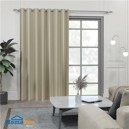 ผ้าม่าน EYELET HOME LIVING STYLE PLUSO UV 270X220 ซม. สีน้ำตาล_3