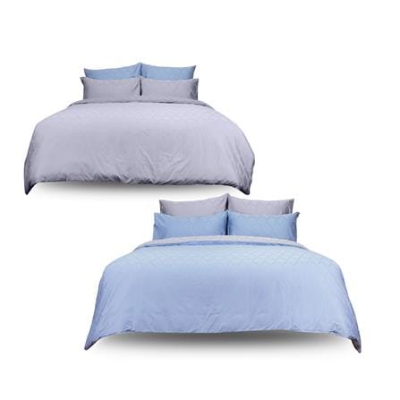 ปลอกผ้านวม SYNDA VASTNESSA 70x90 นิ้ว สี LIGHT GREY/BLUE_4