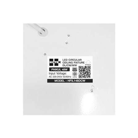ไฟเพดาน LED HI-TEK HFIL148DCW 15.5 นิ้ว 48 วัตต์ DAYLIGHT/COOL WHITE/WARM WHITE สีขาว_6