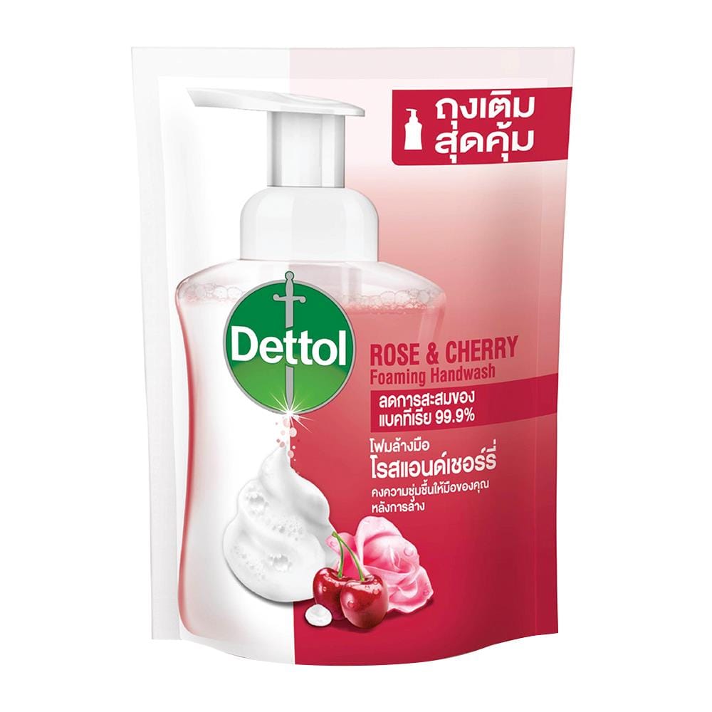 รีฟิลโฟมล้างมือ DETTOL 200 มล. ROSE & CHERRY