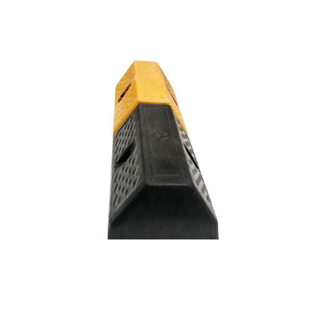 ยางกั้นล้อรถยนต์ RIGHT 10X50X16 ซม. สีเหลือง/ดำ