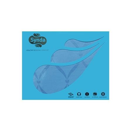 ชุดผ้าปูที่นอน 5 ฟุต 3 ชิ้น SYNDA VASTNESSA สี BLUE_3