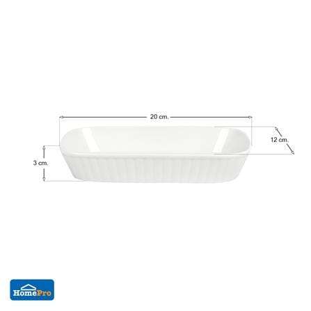 ถ้วยอบ PORCELAIN 8 นิ้ว KECH SNOW FLAT_4