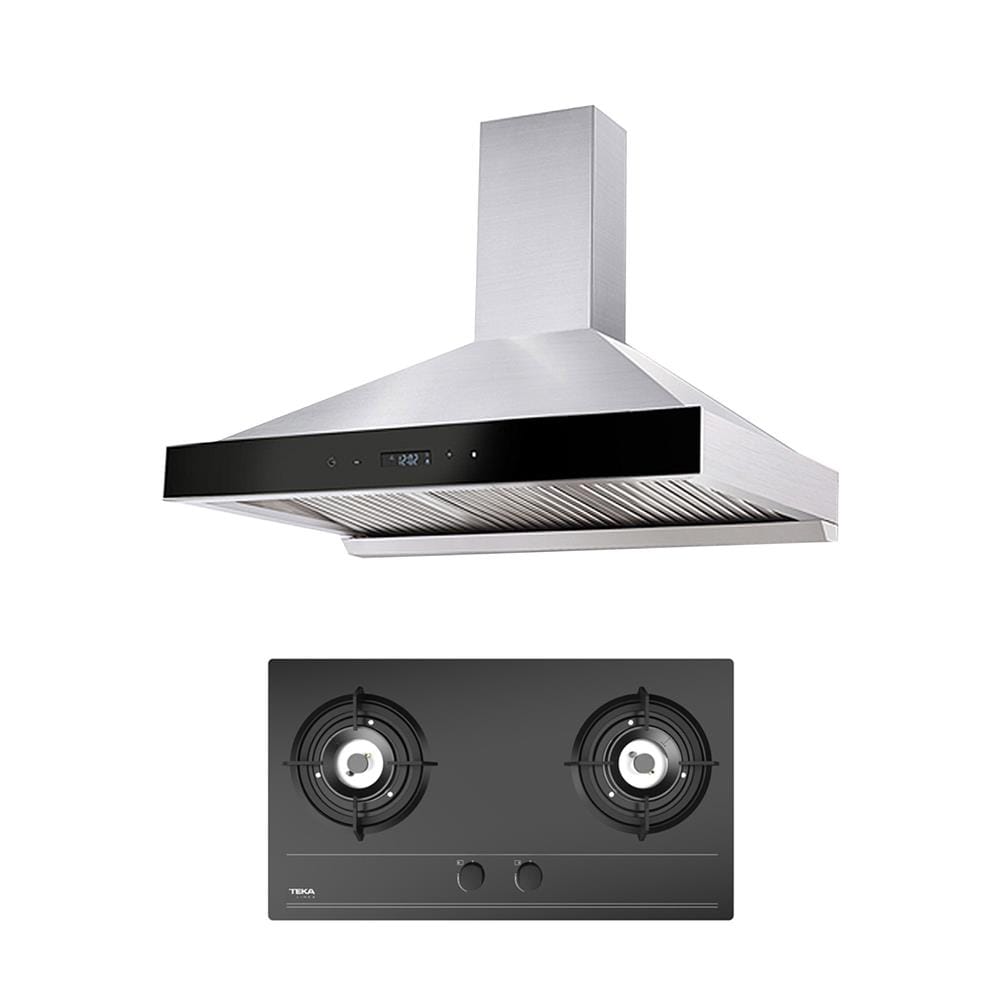 เตาฝัง+เครื่องดูดควัน TEKA GQ73 2G AIAL+DBW 90 TO