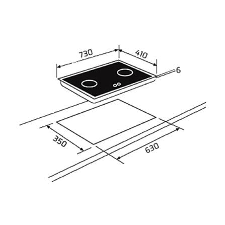เตาฝัง+เครื่องดูดควัน TEKA GQ73 2G AIAL+DBW 90 TO_4