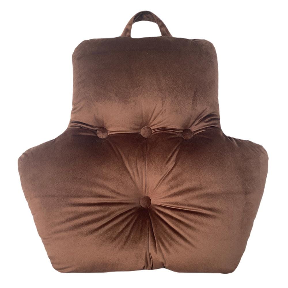 เบาะรองหลัง HOME LIVING STYLE HOWDENA 28X28 นิ้ว สีน้ำตาล