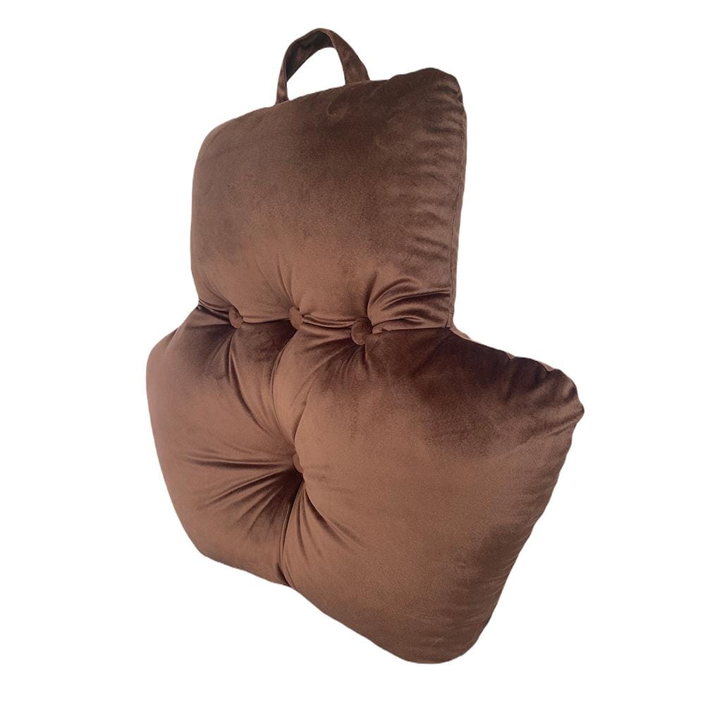 เบาะรองหลัง HOME LIVING STYLE HOWDENA 28X28 นิ้ว สีน้ำตาล