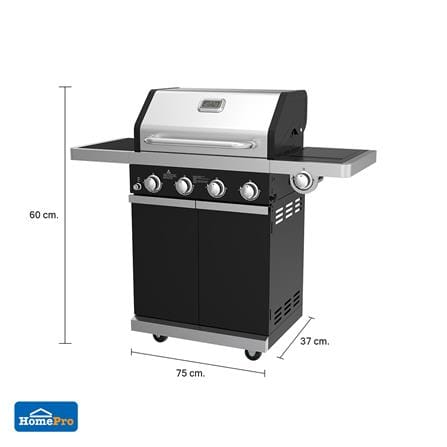 เตา BBQ แก๊ส 4+1 เตาย่าง NEXGRILL DELUXE_6