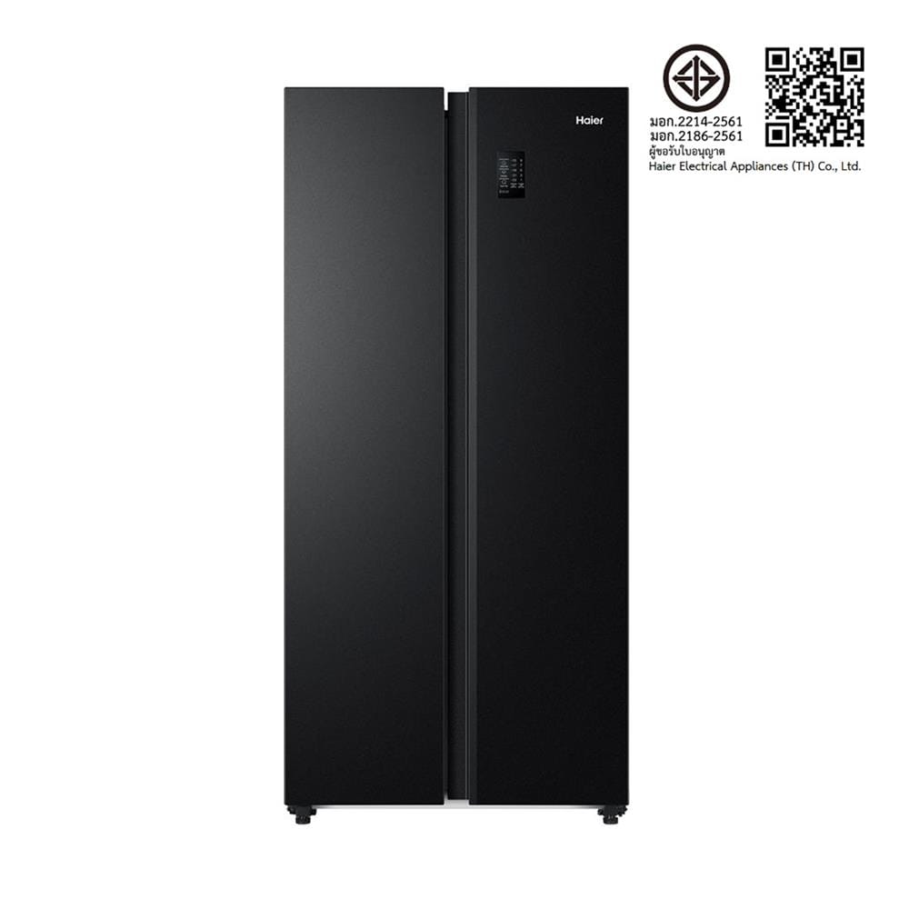 ตู้เย็น SIDE BY SIDE HAIER HRF-SBS490 17.1 คิว สีดำ อินเวอร์เตอร์
